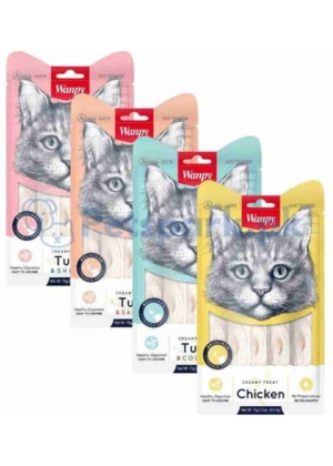 Wanpy Creamy Lickable Treats Tuna and Shrimp