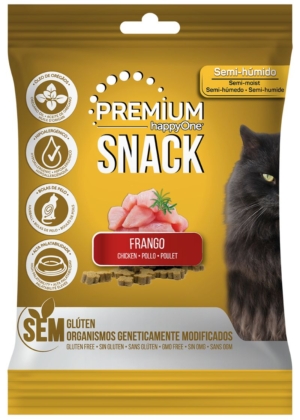 SNACK SEMI-MOIST CHICKEN FOR CAT 50g